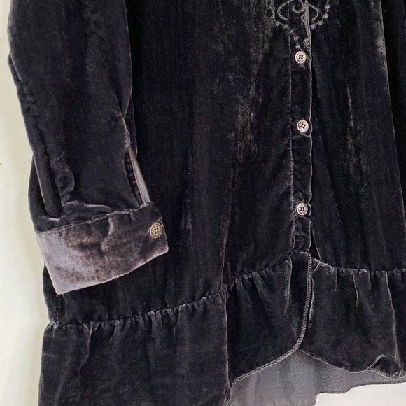 Gypsy Junkies for Free People Velvet Boho Tunic - Picture 8 of 10